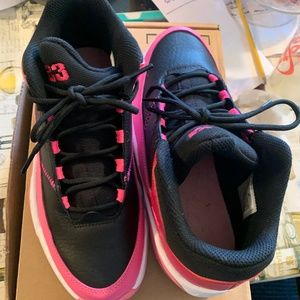 Hot pink and black Nike Jordan 23 size 5 youth sneakers